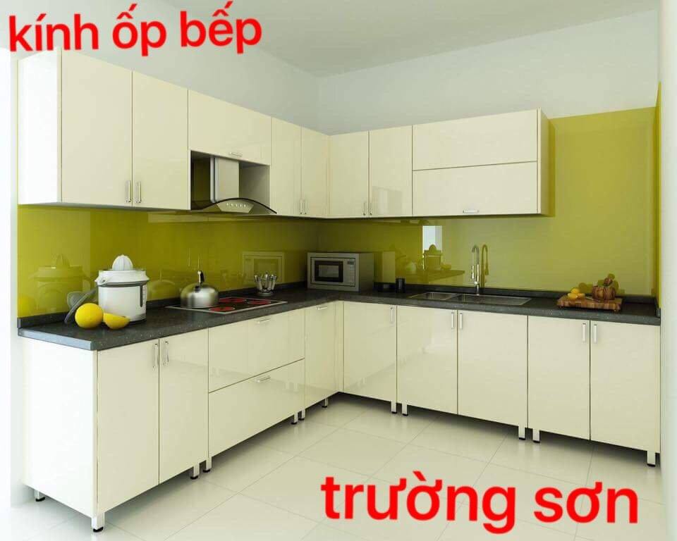 Kính ốp bếp L